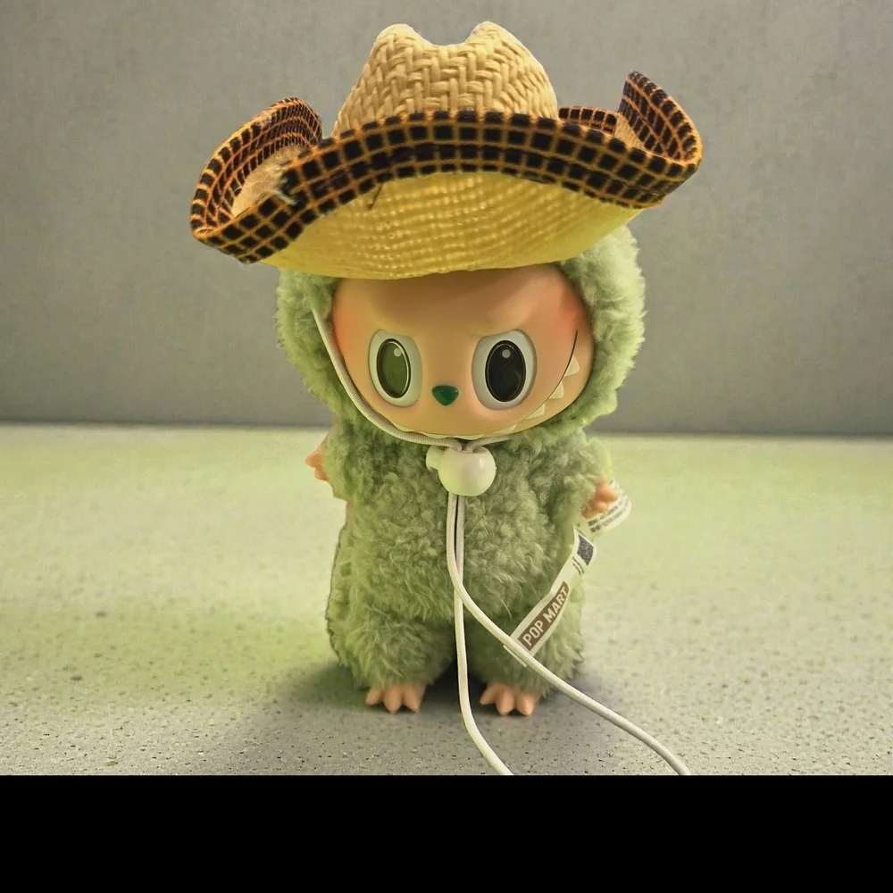 Labubu Cowboy Straw Hat